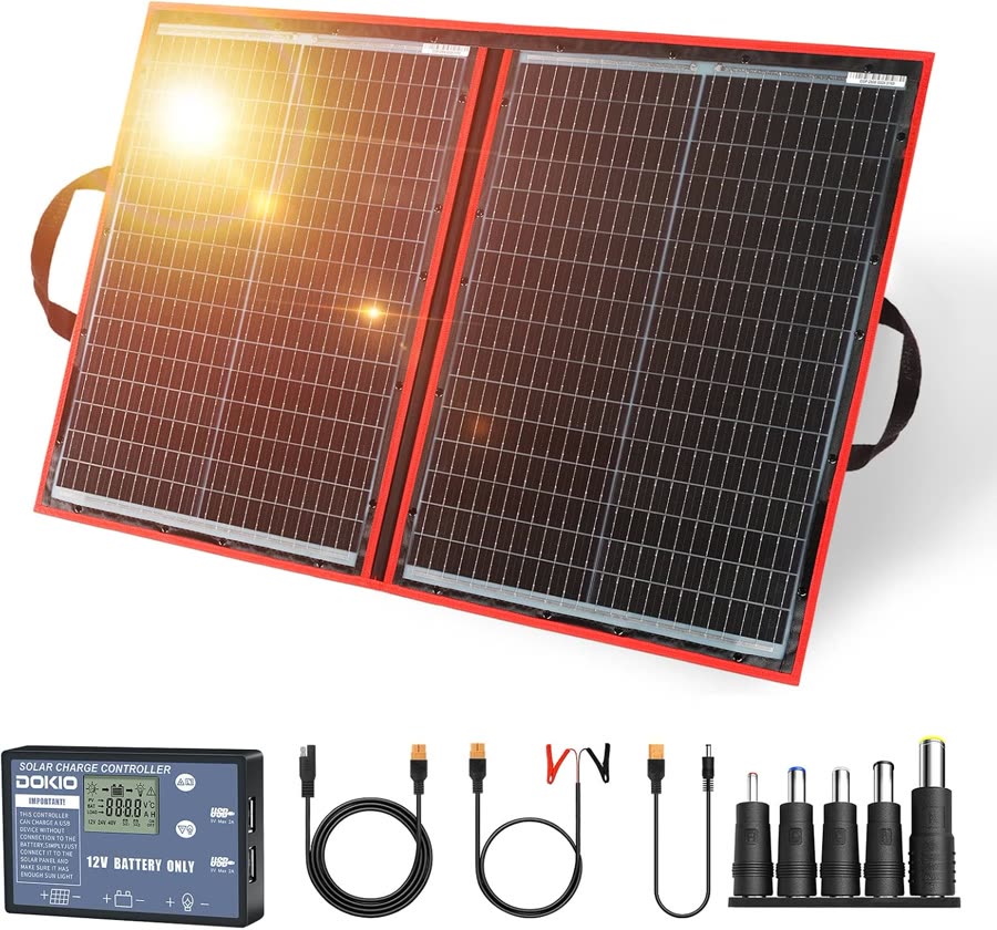 DOKIO folding solar panel